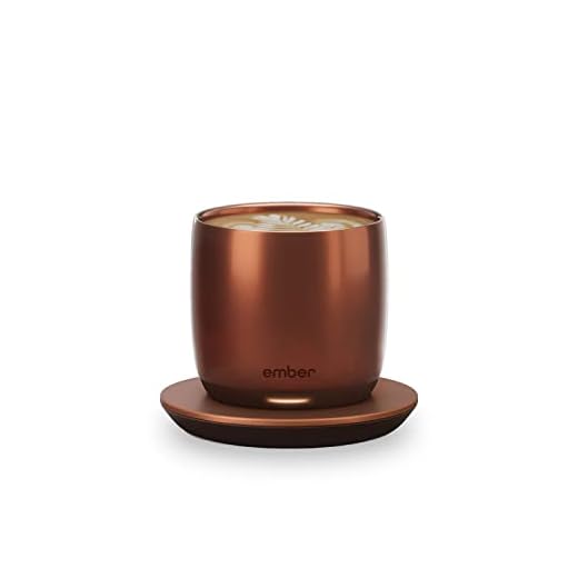 Ember Temperature Control Smart Cup, 6 oz, App-Controlled Heated Coffee Cup, Espresso Mug with 90 Min Battery Life, Copper