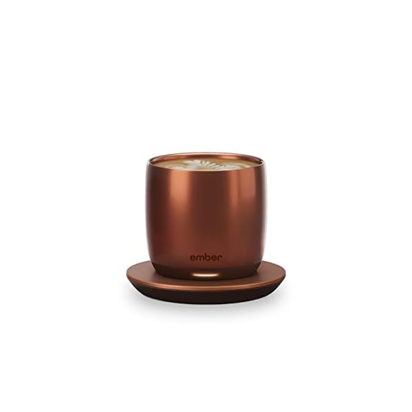 Ember Temperaturkontrolle Intelligente Tasse, 177 ml, Kupfer, 1,5-stündige Akkulaufzeit-App-kontrollierte beheizte…