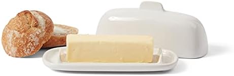 Daily Starters Butter Cloche, Stoneware Butter Dish for Tabletop, Counter, or Refrigerator