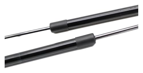 リアハッチダンパー 用 フォード 用 マスタング MK6 2015-2022 2 個フロントボンネットフードガスストラットリフトサポートスプリングショックアブソーバーリフター(ブラック)