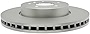 ACDelco Advantage 18A81048AC Coated Front Disc Brake Rotor