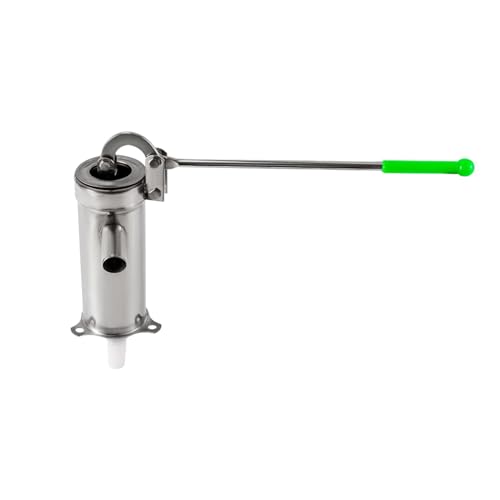 Pompe à bras - Pompe manuelle pour eau profonde Su202 - En acier inoxydable - 32 mm - Profondeur d'eau efficace jusqu'à 8 m - Convient pour les jardins, les parcs et les étangs