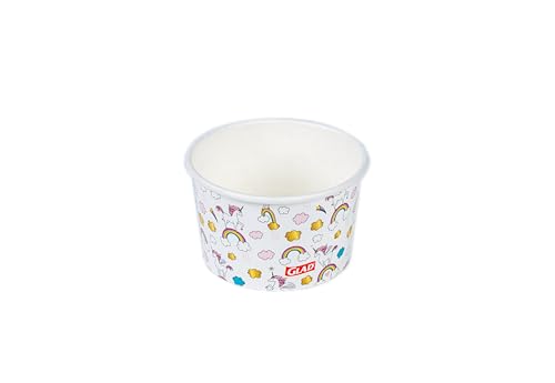 Image of Glad for Kids Unicorn Mini Paper Snack Bowls, 6 Oz, 20 Count, 10-Pack