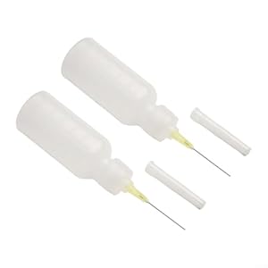 Sandyseptember 2er Set Nadel Quetschflaschen 50ml