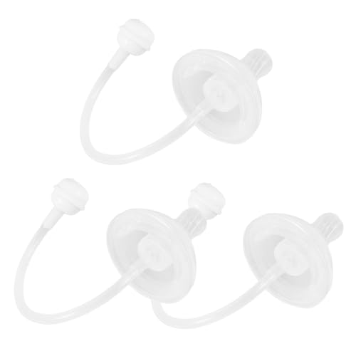 LIOOBO Bottle Straw Nipples Silicone Weighted Straws Replaceable for Sippy Cup Nipple for Baby