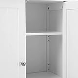 SONGMICS Badschrank Holz, Doppeltürig - 9