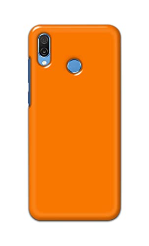 Image of Plain Orange Hard Back Case Cover for Honor Play, COR-AL10, COR-L29, COR-L09 Back Cover -(J5) VNS2229