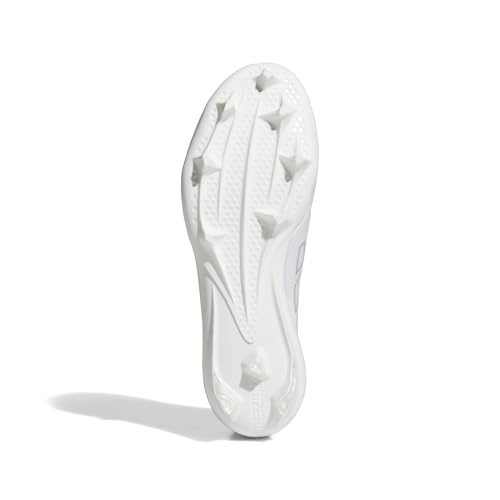 Image of adidas Men's Adizero Electric American Football, White /Silver Metallic /White, 5
