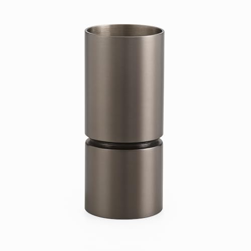 Image of The Empty Space Stainless Steel Peg Measurer 30 & 45ml, Bartender Favourite Double Sided Cocktail Jigger, Drink Measuring Cups, Premium Bar Accessories, 1OZ & 1.5 OZ - Grey-Black Nickel Finish