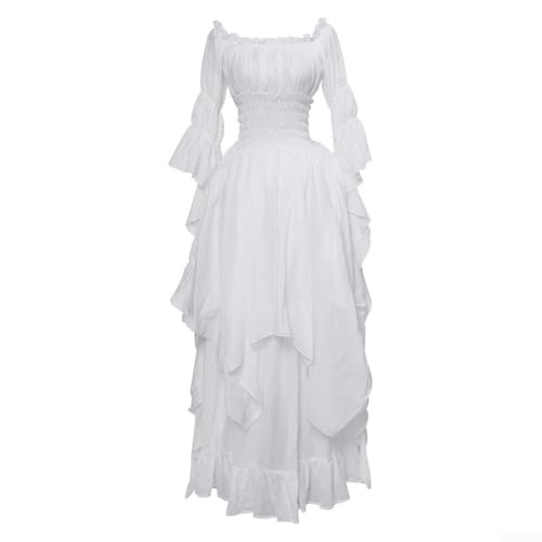 Robe corset gothique de la Renaissance médiévale pour femme costume