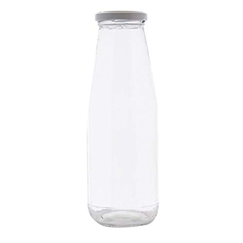 Con tappo. Milo srl Boccaccio Vaso Bottiglia Tappi in Vetro Barattolo per Conserve Alimenti Confettura E Marmellate con Tappo (PZ 40 Bottiglie 720 ML)