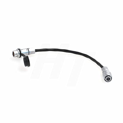 Cable Weipu 2 pines para BMPCC 4K 6K evita tirones extensión alimentación de 10 cm 2