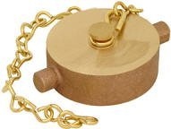 Matco-Norca HYD-252C Brass Fire Hydrant Cap, 1-1/2"