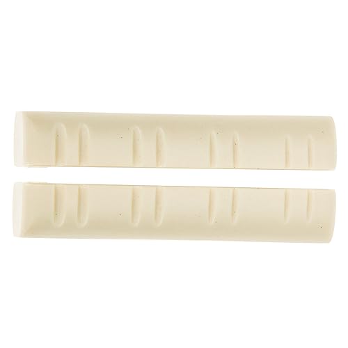 HEMOTON 2pcs Mandolin String Nuts Bone Nut Saddles for Instrument Pillow Mandolin Replacement Light Strings