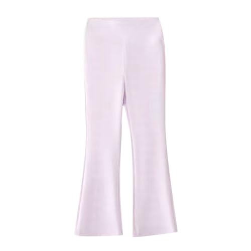 Kids Girls Flared Pants Skinny Casual Bootcut Pants Leggings High Waisted Wide Leg Bell Bottoms Solid Color Sweatpants
