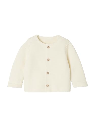 Vertbaudet Baby Strickjacke aus Baumwolle Basic wollweiß 50