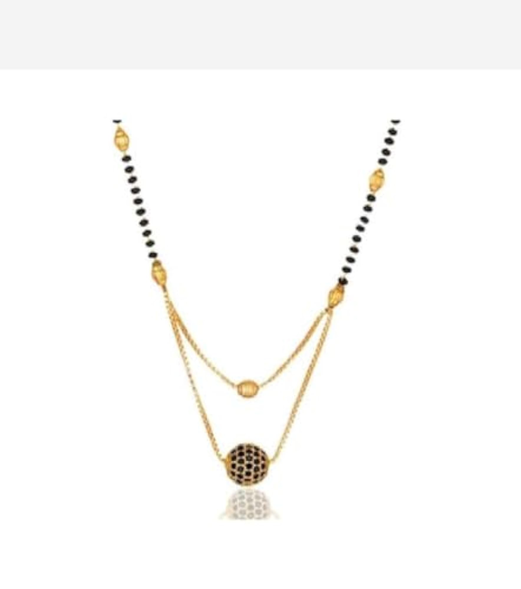 Women's Stylish Layered Mangalsutra Necklace