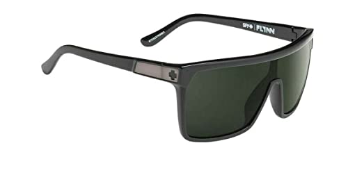 Spy Flynn Sunglasses Shiny Black w/Matte Black Frame/Grey Lens3