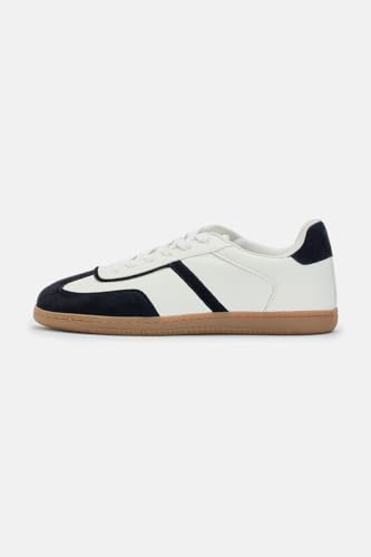 Image of SNITCH Men's Sneakers | PU+Suede Upper & Durable TPR Outsole | Lace-Up Closure & Padded Collar | Versatile Low-Top Sneakers | Stylish Casual Footwear