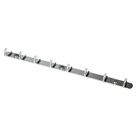 car-tuningsde Garderobenhaken Hakenleiste Alu Wandgarderobe Garderobe Wandhaken 8 Haken Cover