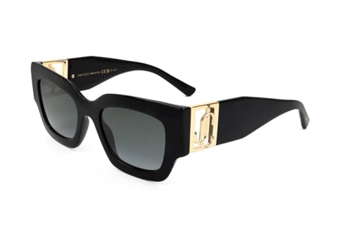 JIMMY CHOO NENA/S Black Gold/Dark Grey Shaded 51/21/145 women Sunglasses