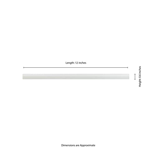 Msi Renzo Dove 0.6 Inch X 12 Inch Quarter Round Molding Ceramic Wall Tile For Bathroom, Kitchen Backsplash, Accent Wall Tile, And Shower Wall Tile #TOP3