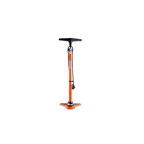 Pompe a pied optimiz acier 11 bars avec double tete plastique vs/vp orange