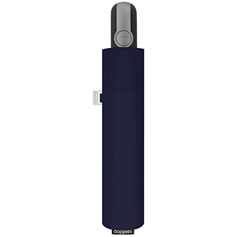 doppler Protect Duo Regenschirm in Navy I Stabiler Taschenschirm I Auf Cover