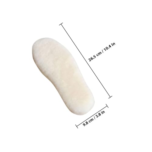 Plantillas térmicas de piel de oveja para hombre talla 43 miniatura 2
