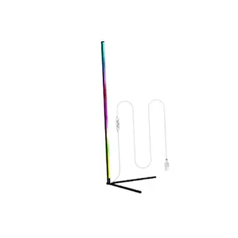 THE STYLE SUTRA Modern Corner Floor Lamp RGB Minimalist Color Changing Light Decor 1.6 M