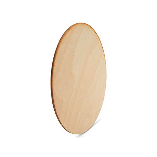 Wood Plywood Circles 6 Inch, 1/8 Inch Thick, Round Wood Cutouts, Pack Of 5 Baltic Birch Unfinished Wood Plywood Circles For Crafts, By Woodpeckers #TOP2