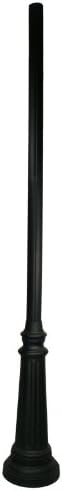 Z-Lite 511POST-BK Outdoor Post Outdoor Post, Aluminum Frame, Black Finish