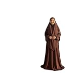 🤍 Jilbab abaya & khimar intégré : couvre entièrement le corps avec élégance, sans superposition ni contrainte