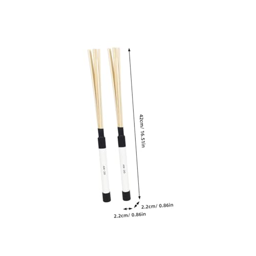Set de baquetas de madera duraderas para batería y percusión miniatura 2