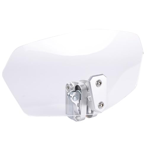Oxford Windshield Clip-on Motorcycle Wind Deflector, Clear, 260 x 125mm
