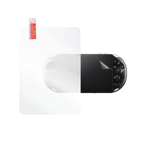 Nicear Screen Protector for Vita 1000 2 Pieces 9H Tempered Glass Front Screen Protector and 2 Pieces HD Transparent PET Back Screen Protector film