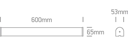 Aplique baño Led ONE LIGHT 38115C/W 15w 3000K IP44