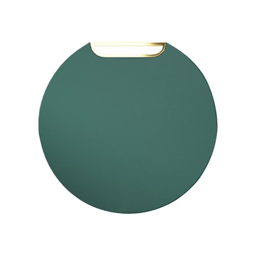 Tabla de cortar segura | Tabla de cortar redonda de dos caras para cocina | Bloque de accesorios para preparación de queso, fruta y carne | Idea de regalo de Navidad
