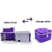 Le Bon Ensemble de Nettoyage de vadrouille et de Seau d'absorption d'eau Peut être stocké tête Violette Multifonction rotative Domestique * 2 Maison