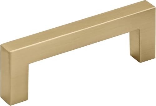 Image of Amerock | Cabinet Pull | Champagne Bronze | 3 inch (76 mm) Center to Center | Monument | 1 Pack | Drawer Pull | Drawer Handle | Cabinet Hardware