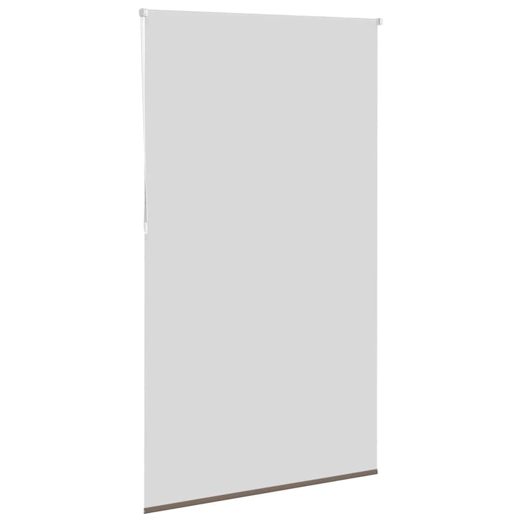 Roleta zaciemniająca, kawowy brąz, 120 x 210 cm, szerokość materiału 116,6 cm, 100% poliester z łącznikiem łańcucha, pałąkiem zaciskowym i mocowaniem na śruby, ochrona przed wzrokiem i wysoką