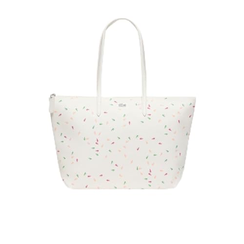 Lacoste [公式 L.12.12コンセプトシーズナル ラージトートバッグ, Bolsa Mujeres, Blanco, talla única