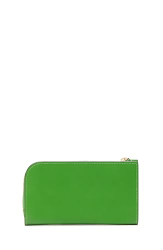Image of kate spade new york Devin I Love You Script Embossed Leather Small Slim Bifold Wallet