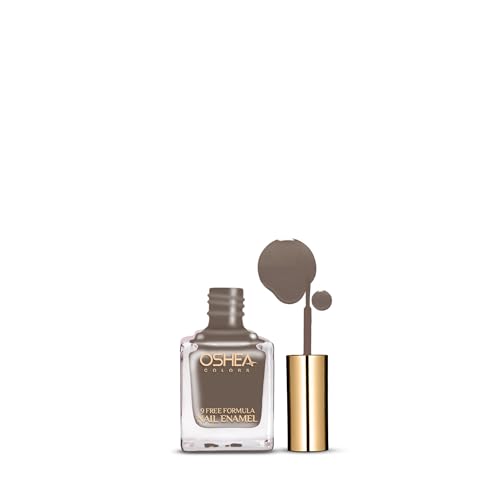 Image of Oshea Herbals Matte & Chip Resistant Nail Polish | Long Lasting with Flawless Finish (20 Chocolate Tan) 10ml