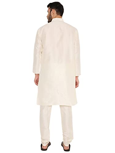 Image of Maharaja Banarasi Dupion Silk Kurta Pjama Set for Men