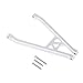 ZXYRC Aluminum Alloy Rear Axle Support Upper A-arm Suspension Arm for Axial Yeti Jr. AX90052 AXI90069 1/18 RC Car Upgrade Part (Silver)