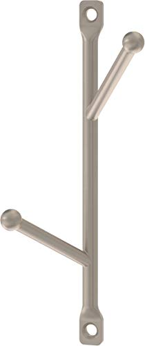 Franklin Brass VERT01F-NIC-C Small Vertical Double Hook, Nickel