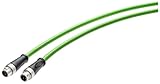 siemens profibus cable 6xv1830-0eh10 Câbles et fils Siemens Câble Ethernet catégorie 5e, 15 m, vert, feuille d\'aluminium A M12, connecteur tressé en cuivre étamé, B M12