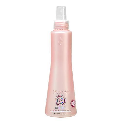 Spray Divin Cream Rhosé masque soin sans rinçage anti-casse pour cheveux colorés