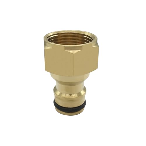 Image of 2PCS Brass Pressure Washer Adapter M22 Female with Quick Connector